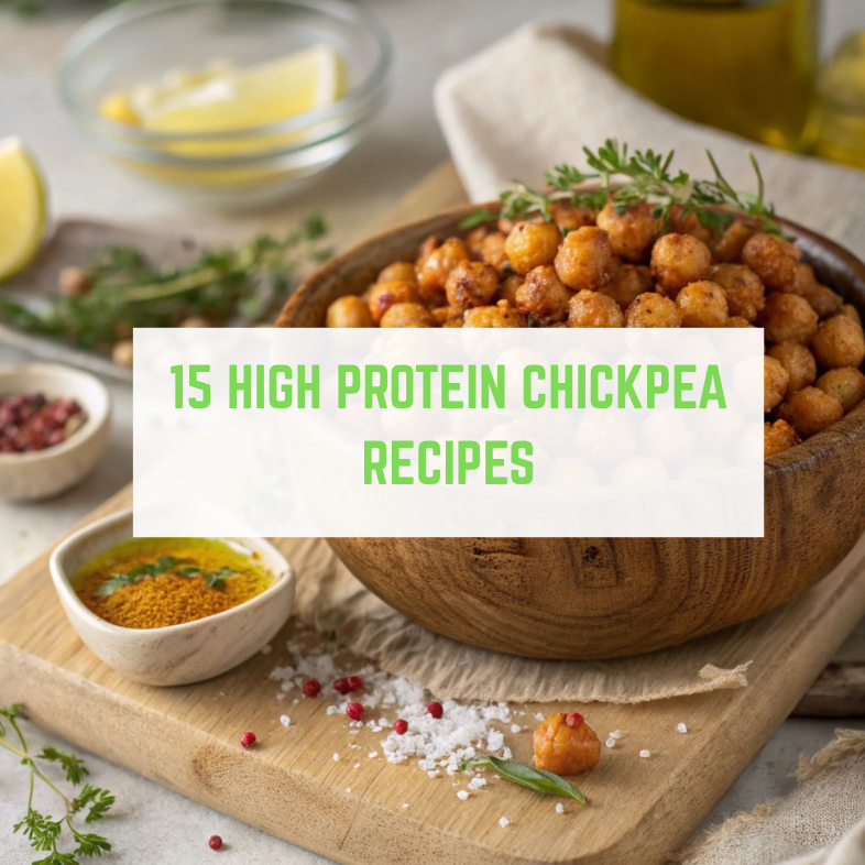 15 High-Protein Chickpea Recipes (20–40g Protein Each)