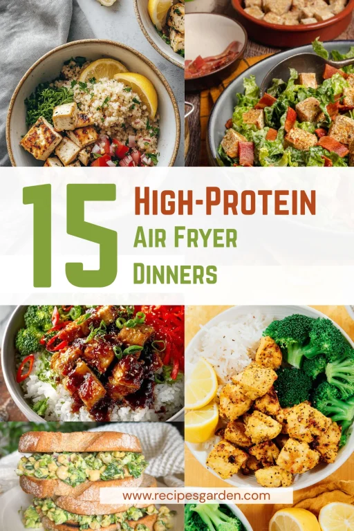 15 High-Protein Vegan Air Fryer Dinners