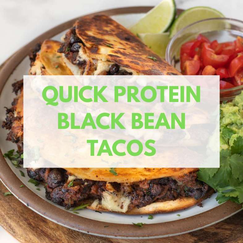 Quick 15-Minute Vegan Black Bean Tacos | High-Protein