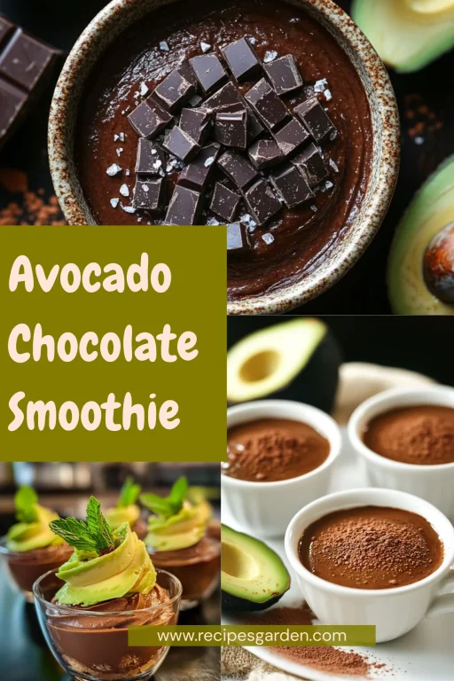avocado chocolate smoothie no banana