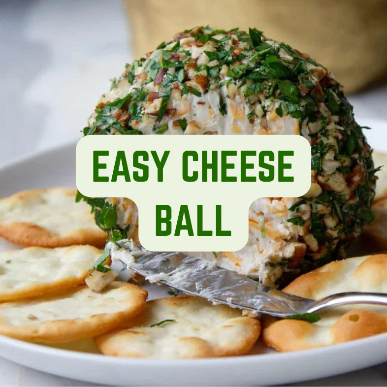 Creamy Vegan Cheese Ball – Tangy, Dairy-Free & Delicious