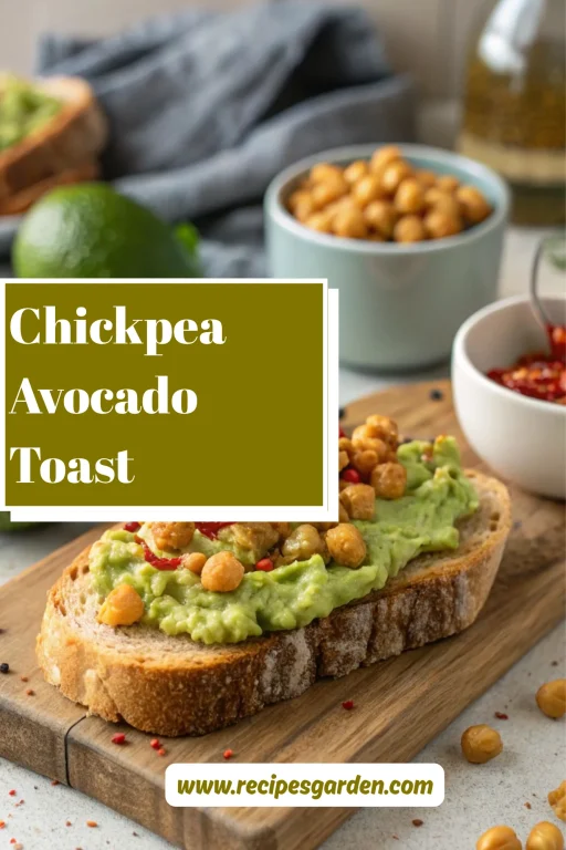 Chickpea Avocado Toast