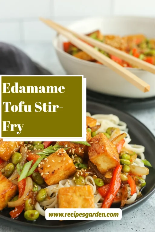 Edamame Tofu Stir-Fry