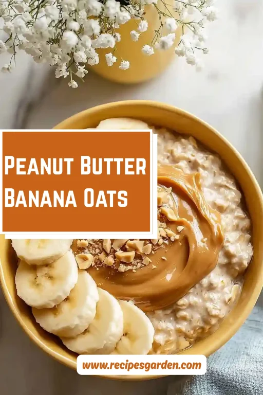 Peanut Butter Banana Oats