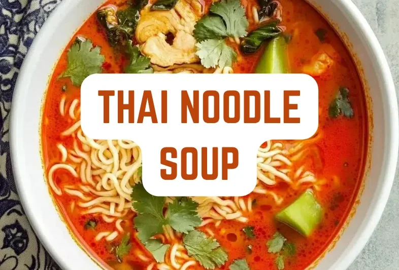 Easy Thai Noodle Soup Recipe (High Protein, Vegan & Ready in 20 Minutes) | Recipes Garden
