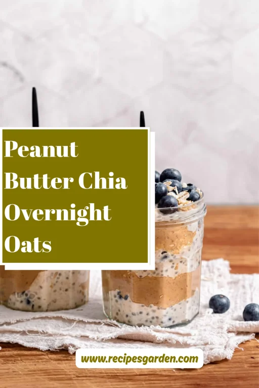peanut butter chia overnight oats