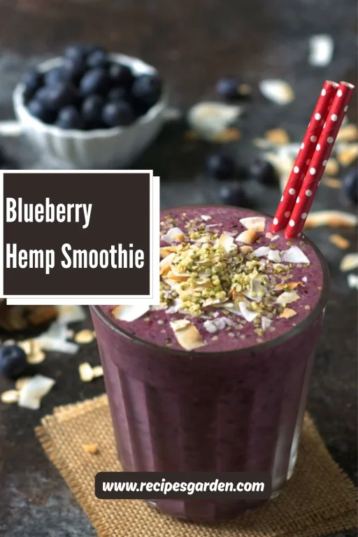 Blueberry Hemp Smoothie