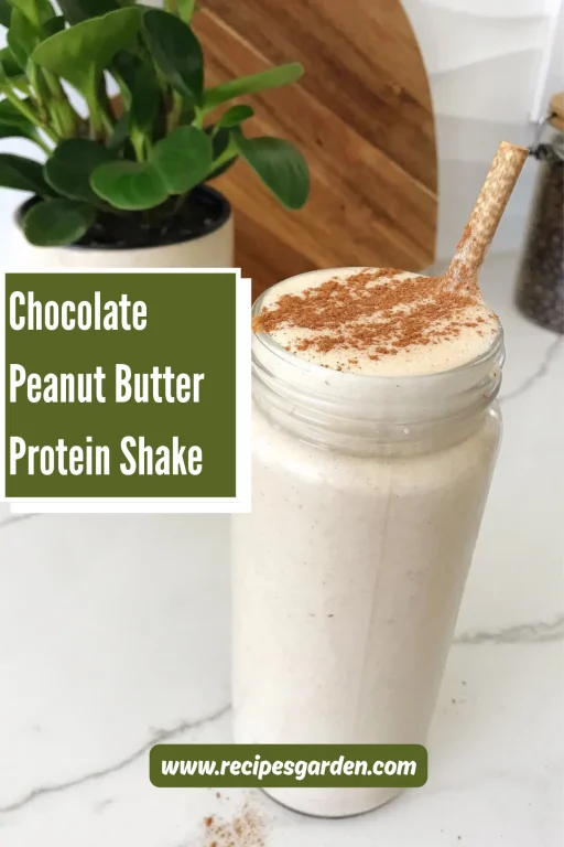 Chocolate Peanut Butter Protein Shake