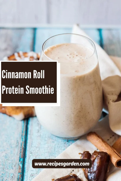 Cinnamon Roll Protein Smoothie