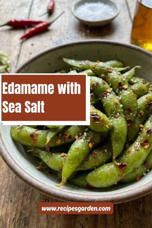 Edamame with Sea Salt