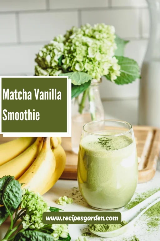 Matcha Vanilla Smoothie