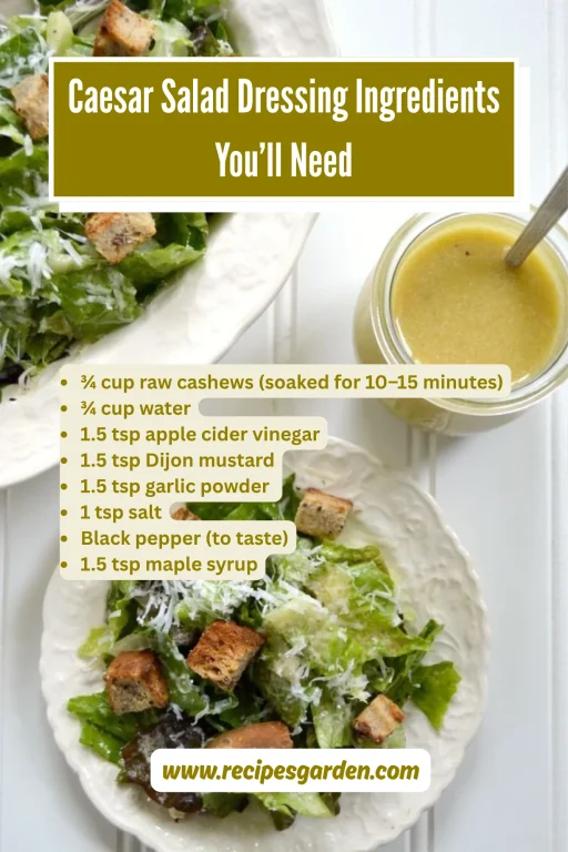 caesar salad dressing recipe no anchovies