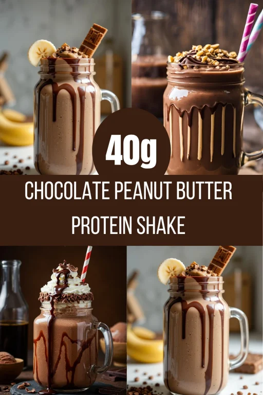 chocolate peanut butter protein shake