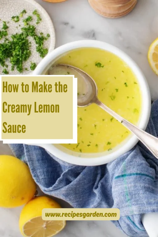 creamy lemon pasta sauce