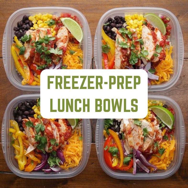 Freezer-Prep Lunch Bowls